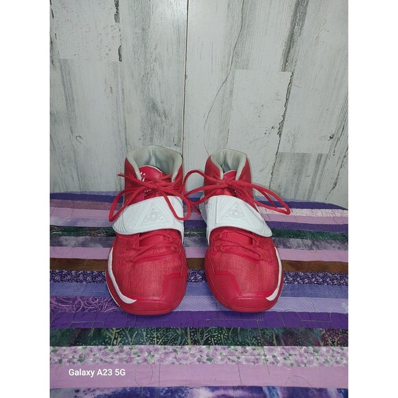 Nike Kyrie 6 University Red Size 10 Mens TB White Irving 2020 CW4142-603 main image 7